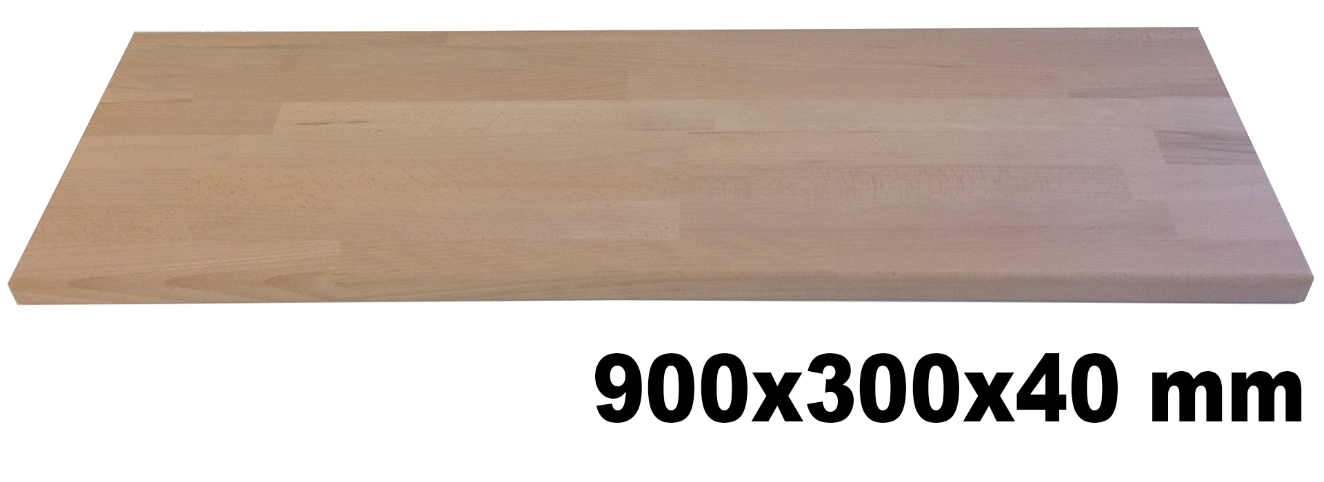 Buková stupnice cink 900x300x40 mm