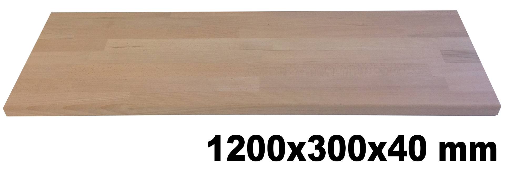 Buková stupnice cink 1200x300x40 mm